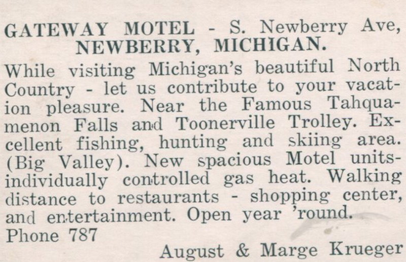 Gateway Motel - Vintage Postcard (newer photo)